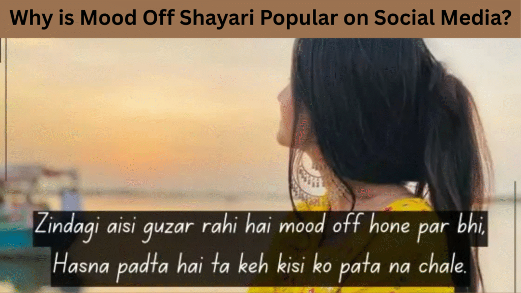 Why is Mood Off Shayari Popular on Social Media