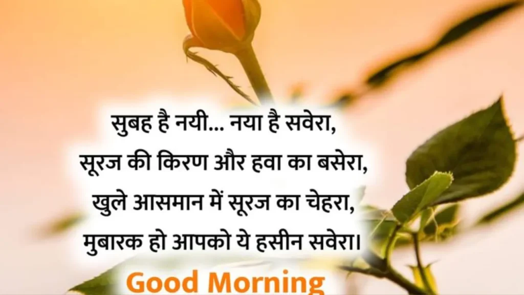 गुड मॉर्निंग शायरी हर सुबह को बनाएं खास