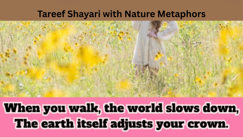 Tareef Shayari with Nature Metaphors