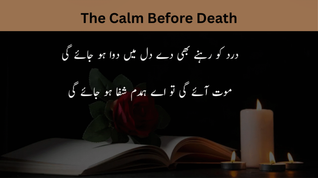 The Calm Before Death