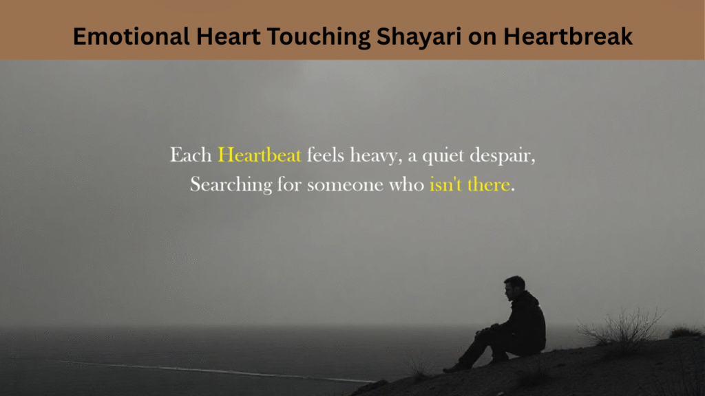 Emotional Heart Touching Shayari on Heartbreak