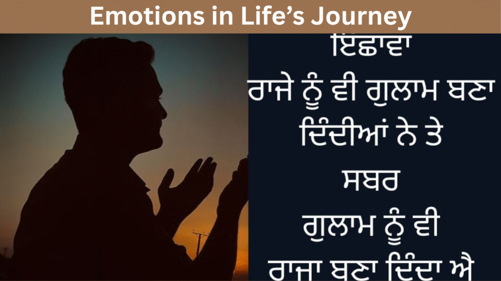 Emotions in Life’s Journey