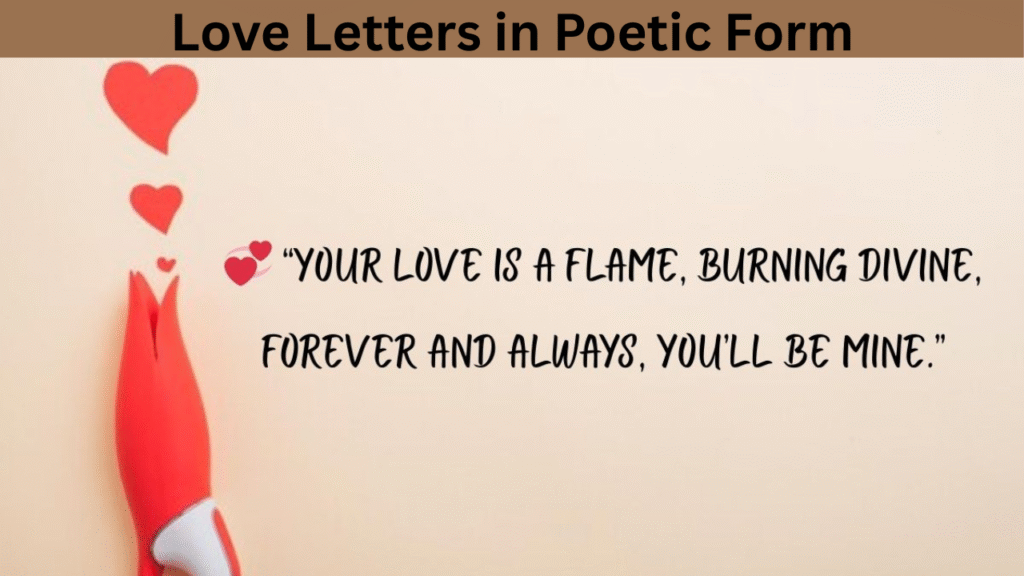 Love Letters in Poetic Form