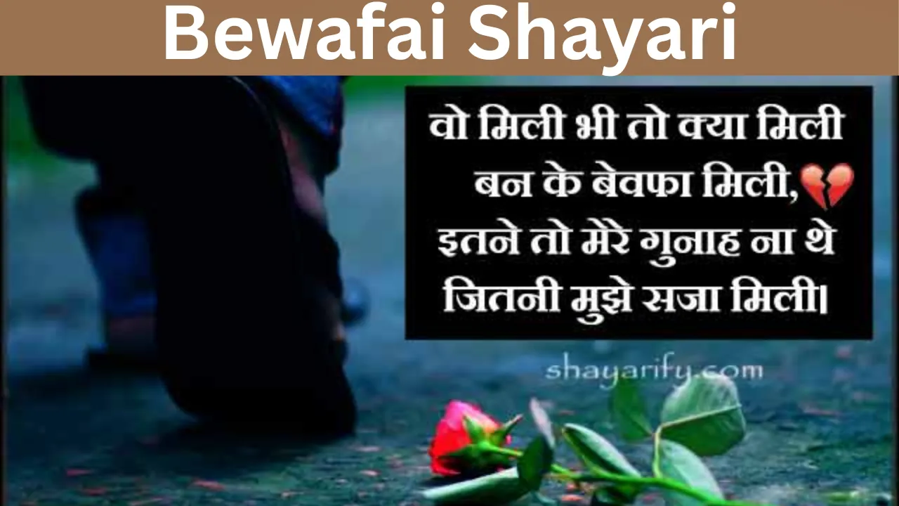 Bewafai Shayari