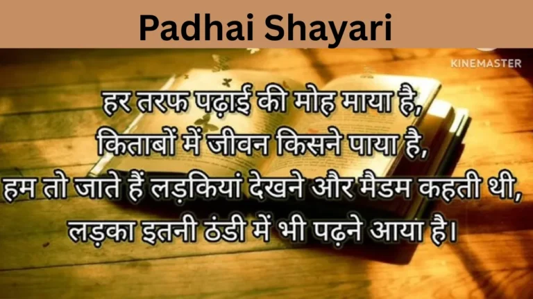 Padhai Shayari