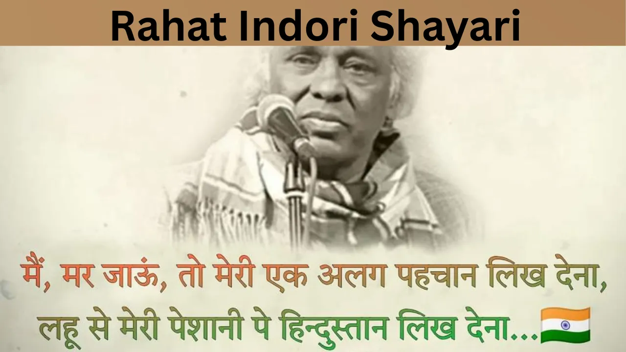 Rahat Indori Shayari