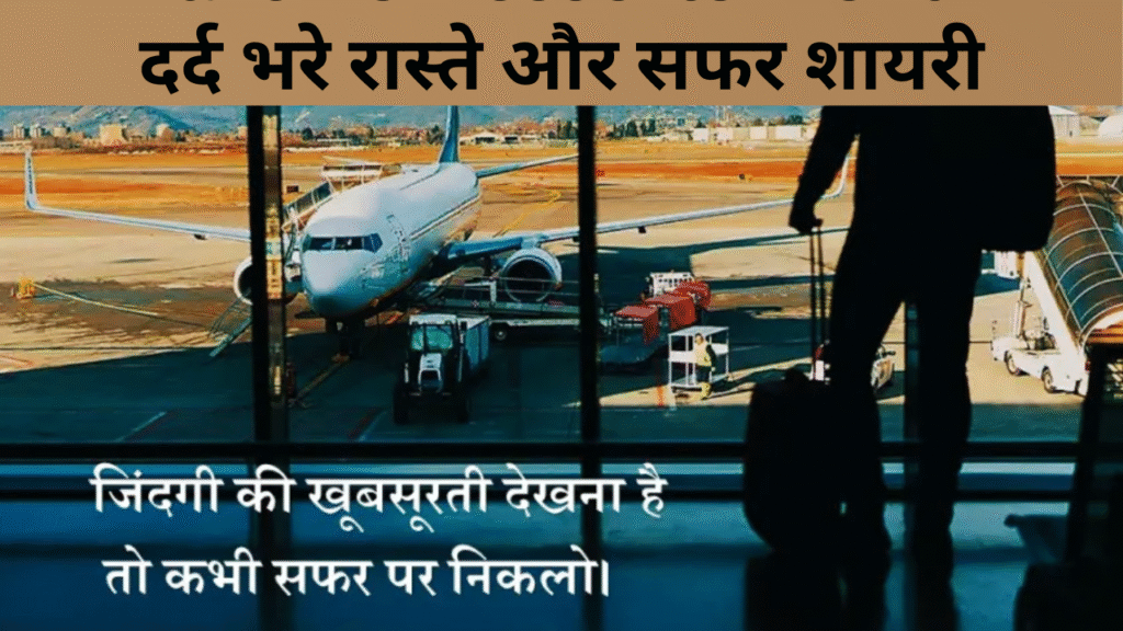 दर्द भरे रास्ते और सफर शायरी