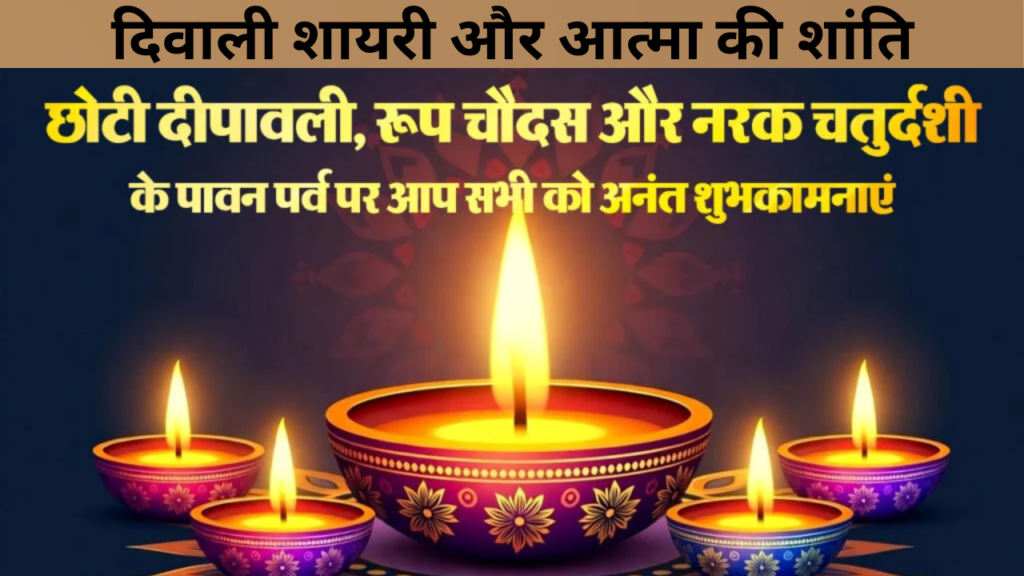 दिवाली शायरी और आत्मा की शांति  