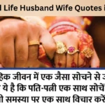 Married Life Husband Wife Quotes in Hindi