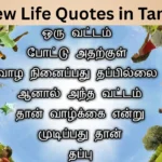 New Life Quotes in Tamil